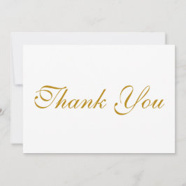 Skriptelegantens mörk guld-vita Tackkort-kort