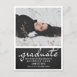 Skriptet Chalkboard Student sparar datumfotot Meddelande Vykort