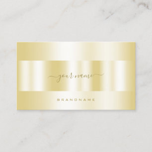 Skriptet för Luxury Guld Effect Calligraphy Namnte Visitkort