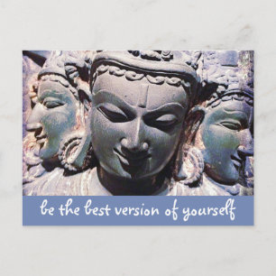 Skriptet Stone Buddha Ansikte är den bästa version Vykort