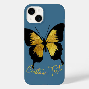 SKRIPTEXTEN DENIM BLUE BLUE ANPASSNINGSBAR BUTTERF