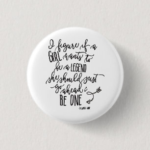 Skriptfil för "Girl Power Quote Calligraphy" Knapp