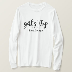 Skriptflickans placering och år i Resa T Shirt