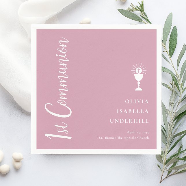 Skriptflickor 1:a kommune pappersservett (Skapare uppladdad)