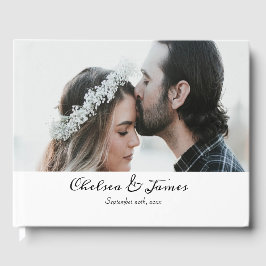 Skriptfoto Bröllop i svartvitt Gästböcker