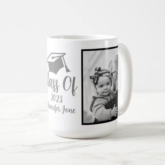 Skriptfoto för Anpassningsbarna Silver 2023 Studen Kaffemugg (Framsida höger)