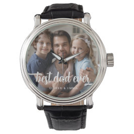 Skriptfoto för bästa Pappa någonsin Fars dag Armbandsur