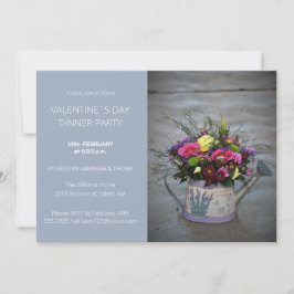 Skriptfoto för modern blå fotomatare i Party Julkort