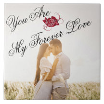 Skriptfoto för Röd ros-Eleganten "My Forever love"