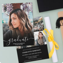 Skriptfoto för svart och vitt student studenten