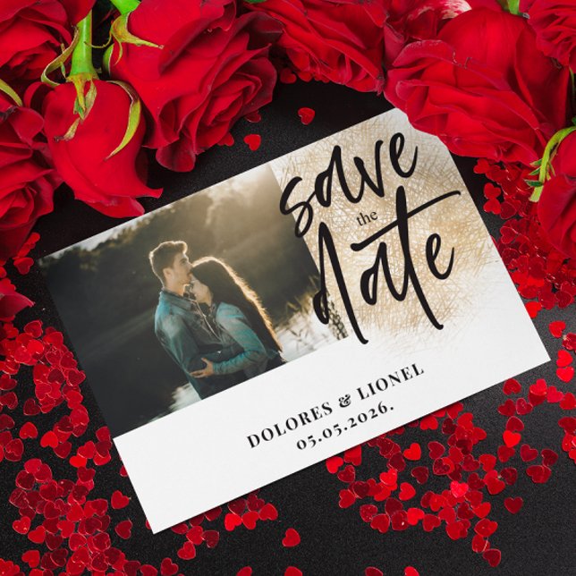 Skriptfotominimalistisk Spara datuminbjudan Inbjudningar (Skapare uppladdad)