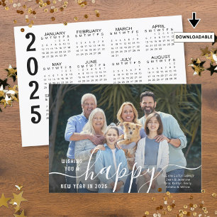Skriptfotoövertäckning för 2025-kalender för GOTT  Julkort