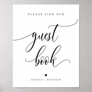 Skriptgäst med eget namn, Bok, tecken 8x10 tum Poster