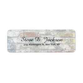 Skripthantering för modernt Elegant för unik väggs Returadress Etikett