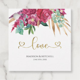 Skripthärmar i Eleganten shock rosa för Magenta i  Gåvor Etiketter