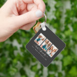 Skripthjärtsöta, moderna, bästa multifotovänner nyckelring<br><div class="desc">Triptych-gåva från Skripthjärtsöta moderna multifotobästa</div>