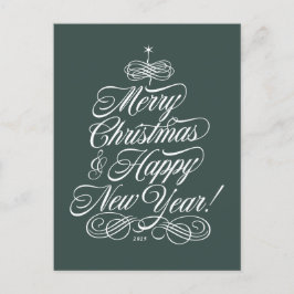 Skriptjulkort i Grönt Helg Vykort