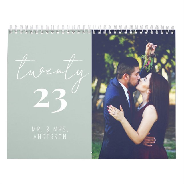 Skriptkalligrafi - nyvunnen fotokalender | Försälj Kalender (Omslag)