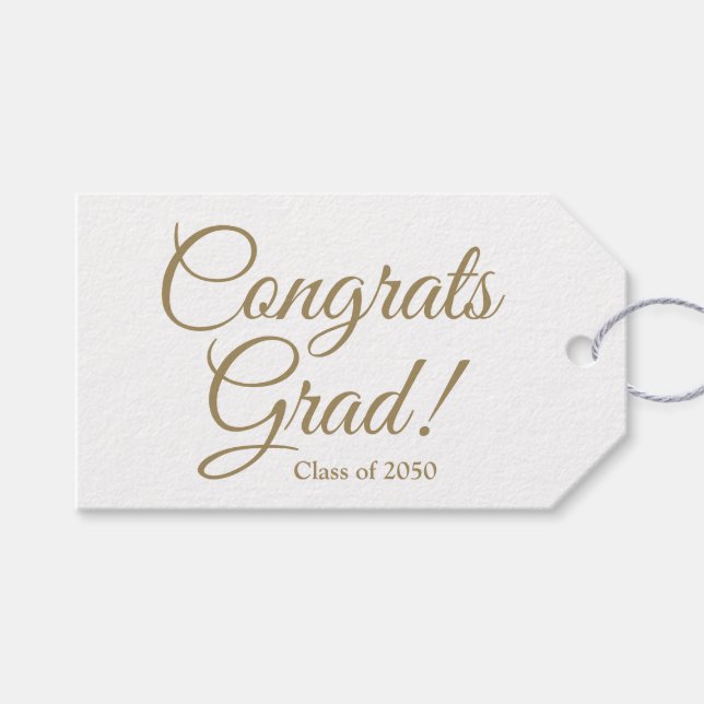 Skriptklass för guld anpassningsbar av gratulerar  presentetikett (Framsidan (Horisontell))