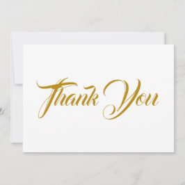 Skriptkort för vit elegant i Tack mörk