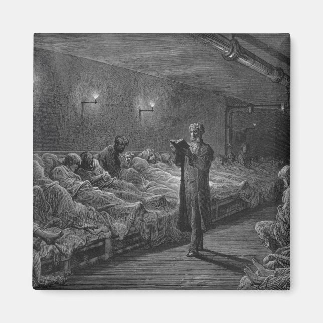 Skriptläsare i en nattläsare magnet (Framsidan)