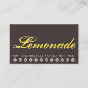 skriptLEMONADE kundlojalitetskort Lojalitetskort