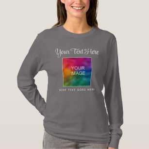 Skriptmall för ändringsbar Färg-textbild T Shirt