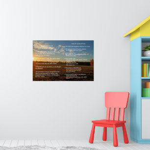 Skriptmall, Psalm 23, Herrens bön Poster