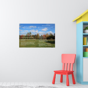 Skriptmall, Psalm 23, Herrens bön Poster