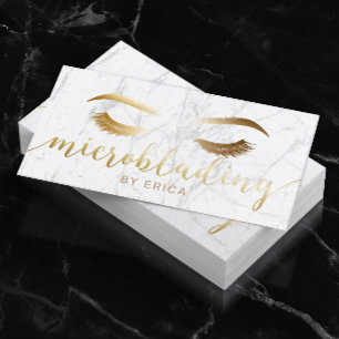 Skriptmarkör för Microsoft Brow Makeup Artist Guld Visitkort
