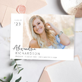 Skriptmeddelande Mod Namn Photo Studenten 3 Inbjudningar