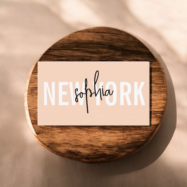 Skriptminimalistisk klassruta visitkort (Skapare uppladdad)