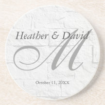 Skriptmonogram Bröllop