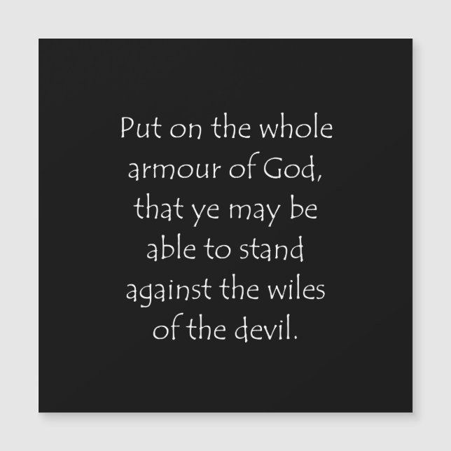 Skriptofferter Ephesian 6 11 (Framsida)