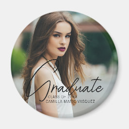 Skriptöverlägg för foto-handskrivet skript för chi magnet