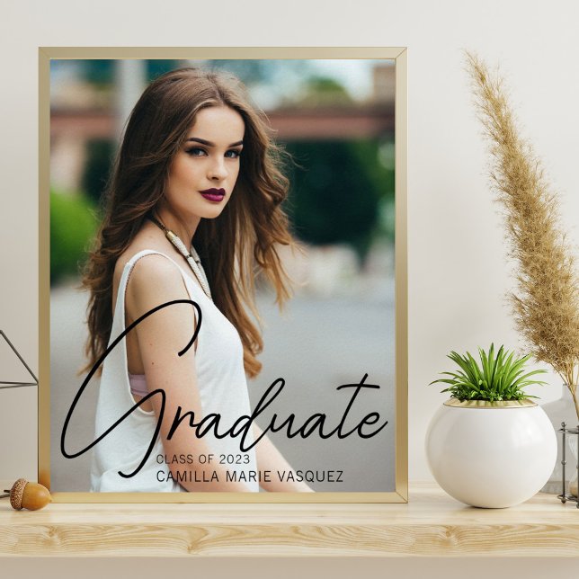 Skriptöverlägg för fotosvart Studenten i Party Poster (Skapare uppladdad)