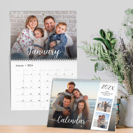 Skriptöverlägg för Modern Family Photos 2024 Kalender