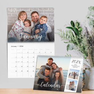 Skriptöverlägg för Modern Family Photos 2024 Kalender
