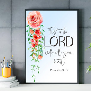Skriptren för Blommigten Bible VERBS poster