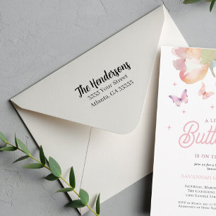 SkriptReturadress Självfärgande Stämpel