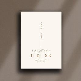 Skriptruta för modern minimal Elegant Spara datum Inbjudningar