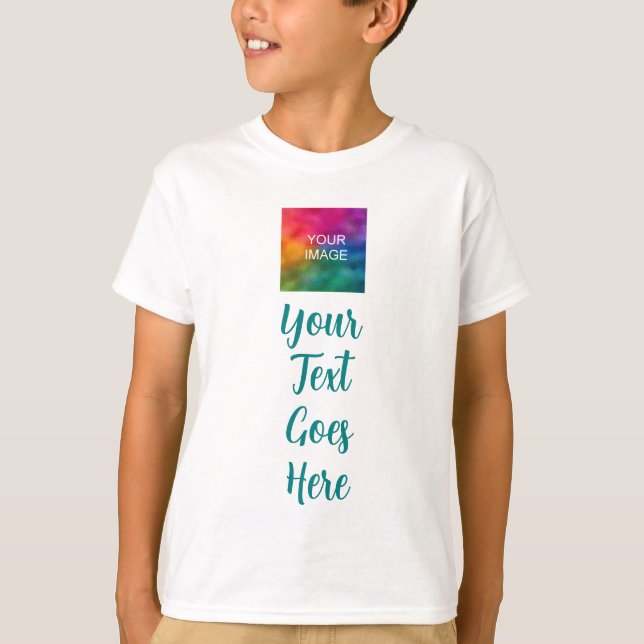 Skriptrutor för fototypografi av anpassningsbar Te T Shirt (Framsida)
