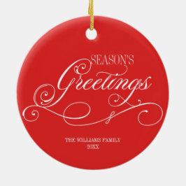 Skriptsäsongens hälsningar, Helgdag Julgransprydnad Keramik