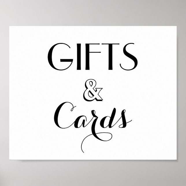 Skriptsignatur för presentationer och kort i Bröll Poster (Framsidan)