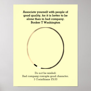 Skriptskript för Bok T WASHINGTON Black History Poster