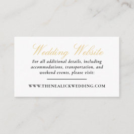 Skriptskript för Elegant i Svarta och Guld Snöre p Tilläggskort