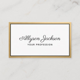 Skriptskript för lyxguld visitkort