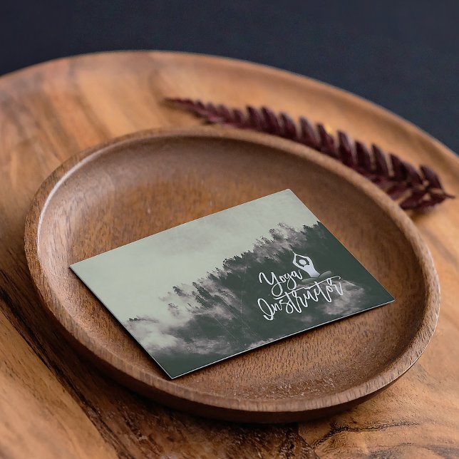 Skriptskript för naturskog av Meditation Yoga-inst Visitkort (Skapare uppladdad)