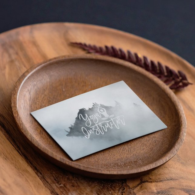 Skriptskript för naturskog av Meditation Yoga-inst Visitkort (Skapare uppladdad)