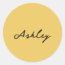 Skriptskript för Plain guld personlig